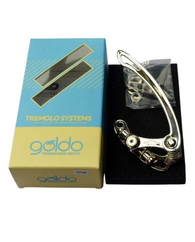 Tremolo Goldo Les Trem TLT2N, Nickel, flacher Arm