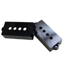 2 Black P-Bass Pickup Cover