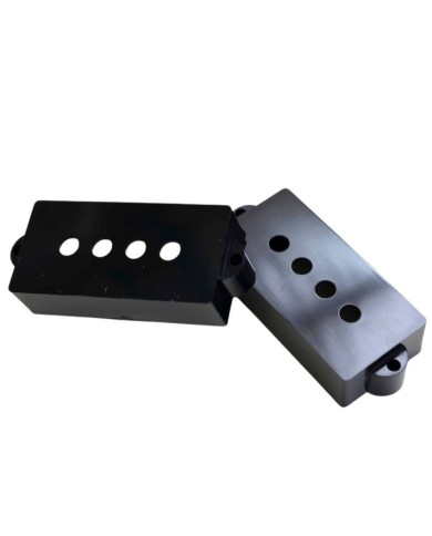 2 schwarze Pickupkappen für Precision Bass
