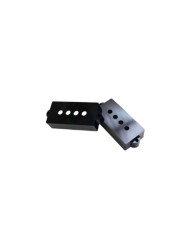 2 schwarze Pickupkappen für Precision Bass