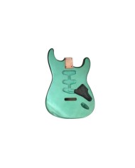 Corps Stratocaster metallic Green, en aulne 3 pièces