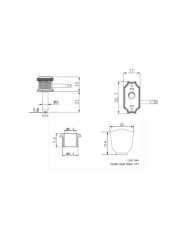 Guyker 3R3L Locking Guitar Tuners – Vintage Tulip Style – Multiple Finishes