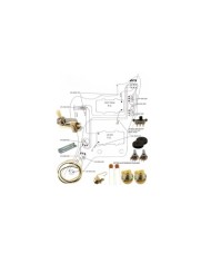 Fender Jazzmaster Komponenten-Kit, USA-Komponenten, unverkabelt