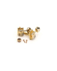 Faber Mechaniken im Kluson-Stil, 6-in-line, gealtertes Gold