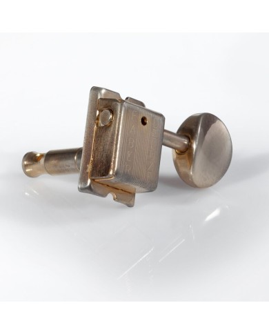 Faber Mechaniken im Kluson-Stil, 6-in-line, gealtertes Gold