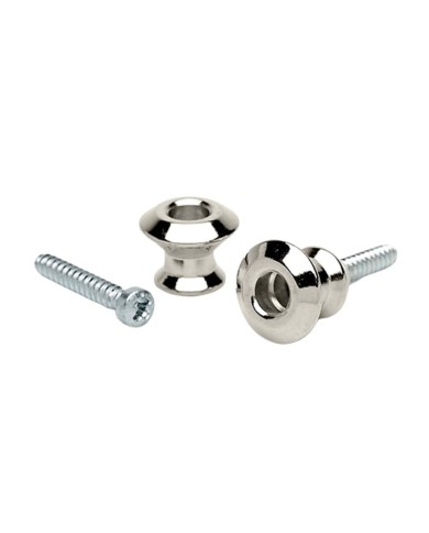 2 vernickelte Gurtpins Dunlop Security Lock System