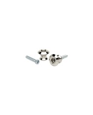 2 vernickelte Gurtpins Dunlop Security Lock System