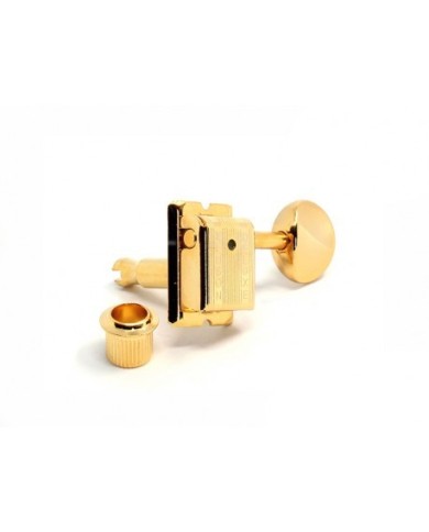 KLUSON TRADITIONAL DOUBLE-LINE MECHANIKEN 6x1 OVALER KNOPF 1:15 GOLD