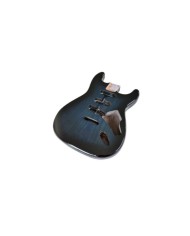 Stratocaster-Korpus Blue Burst, SSS aus 3-teiliger Esche