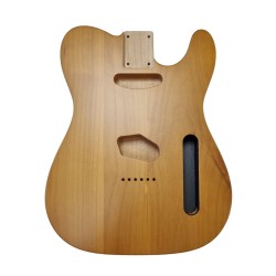 Corps Telecaster finition bois naturel vernis mat