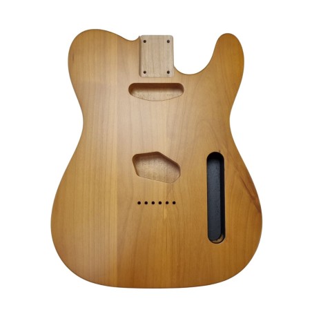 Alder Telecaster Body 3-piece, natural wood finish double binding,