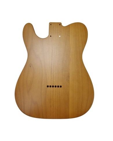 Alder Telecaster Body 3-piece, natural wood finish double binding,