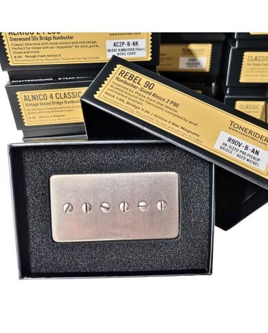 P90 Rebel Bridge Nickel Aged | Humbuckerformat | ADP Guitar Parts