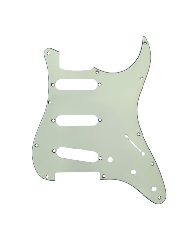 Pickguard Stratocaster SSS mint green 3-ply – Vintage 62