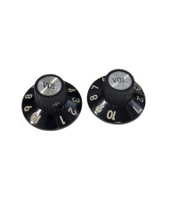 2 x Boutons Vol Chapeau de sorcière silver reflector