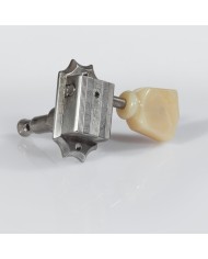 Mécaniques Faber, tulip button, 3+3, nickel AGED