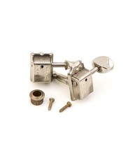 Mécaniques Faber 6 en ligne, bouton rond, nickel aged