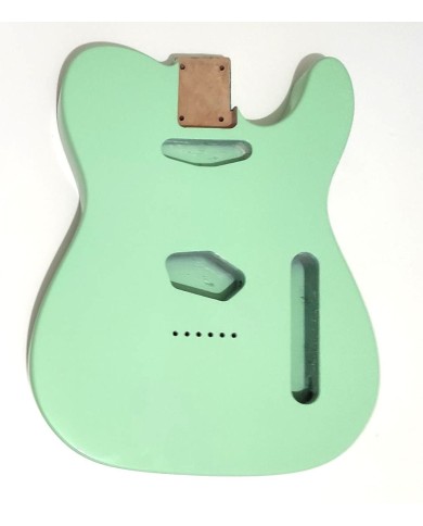 Surf Green Telecaster body, 3P, gloss varnish