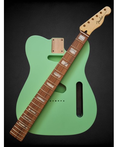 Surf Green Telecaster body, 3P, gloss varnish