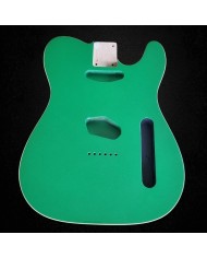 Metallic Green Double Binding Telecaster Body Alder