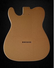 Telecaster-Korpus Sparkle Gold Double Binding, Erle