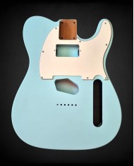 Corps Telecaster Sonic Blue Nitro HS – Aulne, Humbucker Manche