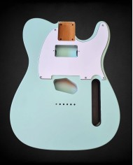 Corps Telecaster Sonic Blue Nitro HS – Aulne, Humbucker Manche