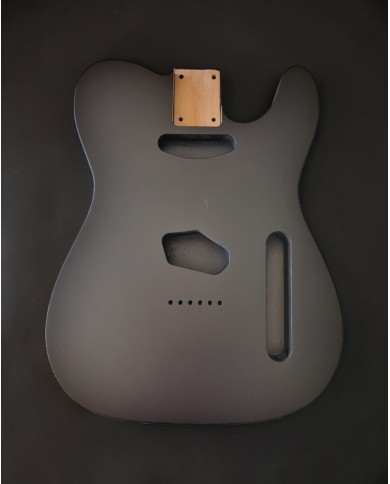 Black Satin Nitro Telecaster Body –  Alder