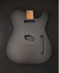 Corps Telecaster Noir Satin Nitro – Aulne