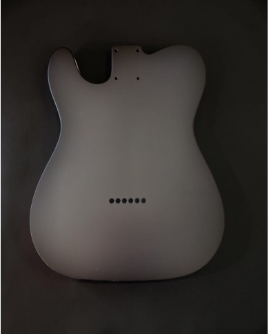 Corps Telecaster Noir Satin Nitro – Aulne