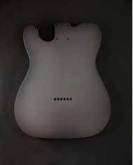 Black Satin Nitro Telecaster Body –  Alder