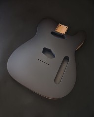 Telecaster-Korpus Schwarz Satin-Nitro - Erle
