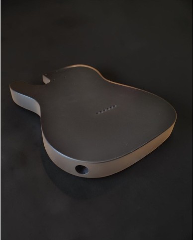 Telecaster-Korpus Schwarz Satin-Nitro - Erle