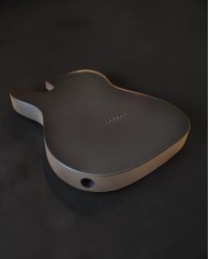 Telecaster-Korpus Schwarz Satin-Nitro - Erle