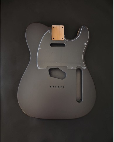Black Satin Nitro Telecaster Body –  Alder
