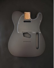 Corps Telecaster Noir Satin Nitro – Aulne