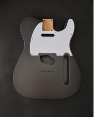 Black Satin Nitro Telecaster Body –  Alder