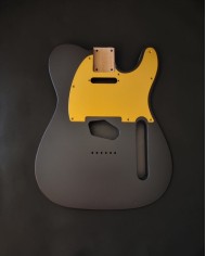 Telecaster-Korpus Schwarz Satin-Nitro - Erle