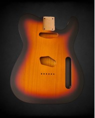 3-Tone Sunburst Satin Nitro Telecaster Body – Alder