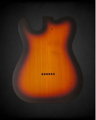 Corps Telecaster 3-Tone Sunburst Satin Nitro – Aulne