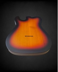Corps Telecaster 3-Tone Sunburst Satin Nitro – Aulne