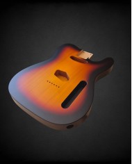 Corps Telecaster 3-Tone Sunburst Satin Nitro – Aulne
