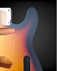 3-Tone Sunburst Satin Nitro Telecaster Body – Alder