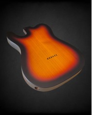 Corps Telecaster 3-Tone Sunburst Satin Nitro – Aulne