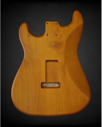 Corps Stratocaster Natural Wood Satin Nitro - Aulne SSS