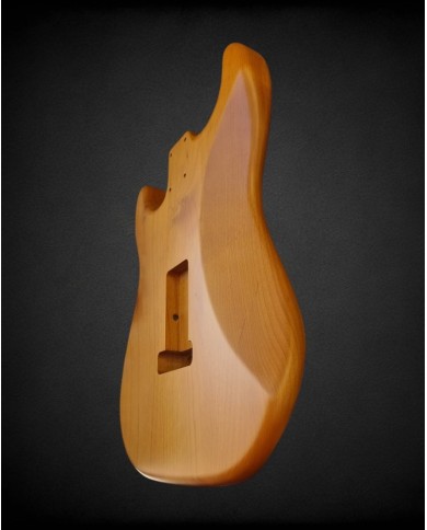 Corps Stratocaster Natural Wood Satin Nitro - Aulne SSS