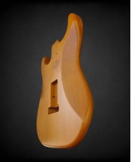 Corps Stratocaster Natural Wood Satin Nitro - Aulne SSS