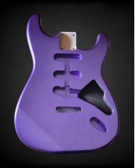 Stratocaster Korpus Metallic Violett Poly, Erle SSS