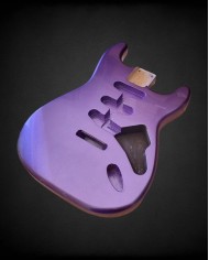 Stratocaster Korpus Metallic Violett Poly, Erle SSS