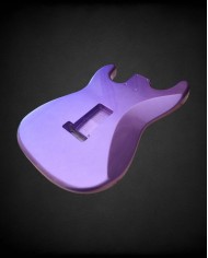 Stratocaster Korpus Metallic Violett Poly, Erle SSS